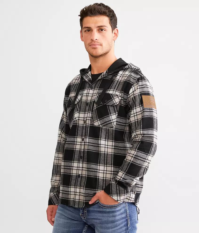 Howitzer Armory Hooded Flannel Shirt Cover