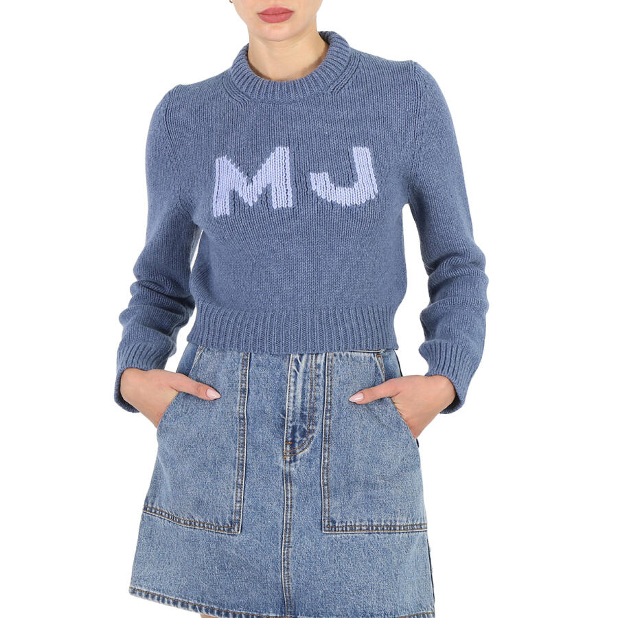 Marc Jacobs Blue Shadow Wool The Shunken Sweater Cover