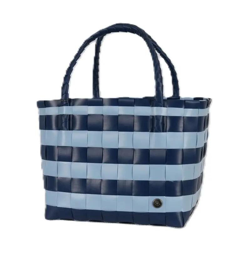 Handed By Paris Spirit Recycled Tote Bags in Dark Blue/faded Blue Cover