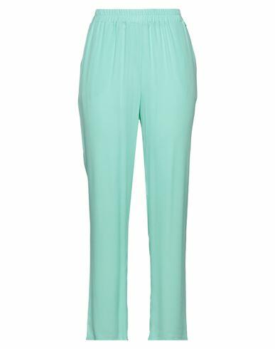 Rebel Queen Woman Pants Light green Viscose Cover