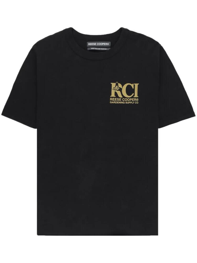 Reese Cooper Gardening cotton T-shirt - Black Cover