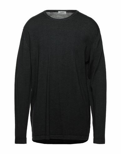 Crossley Man Sweater Black Wool Cover