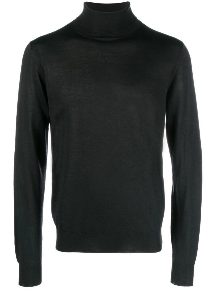 Corneliani virgin-wool turtleneck jumper - Black Cover