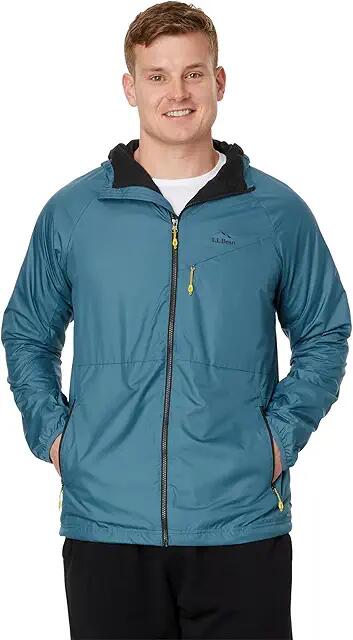 L.L.Bean Bean's Performance Fleece-Lined Windbreaker Men's Regular (Iron Blue) Men's Jacket Cover