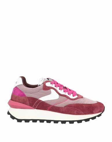 Voile Blanche Woman Sneakers Garnet Leather, Textile fibers Cover