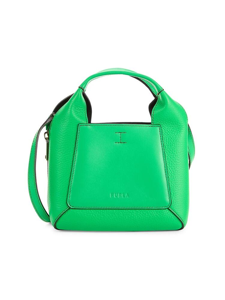 Furla Women's Leather Double Top Handle Bag - Grass Cover