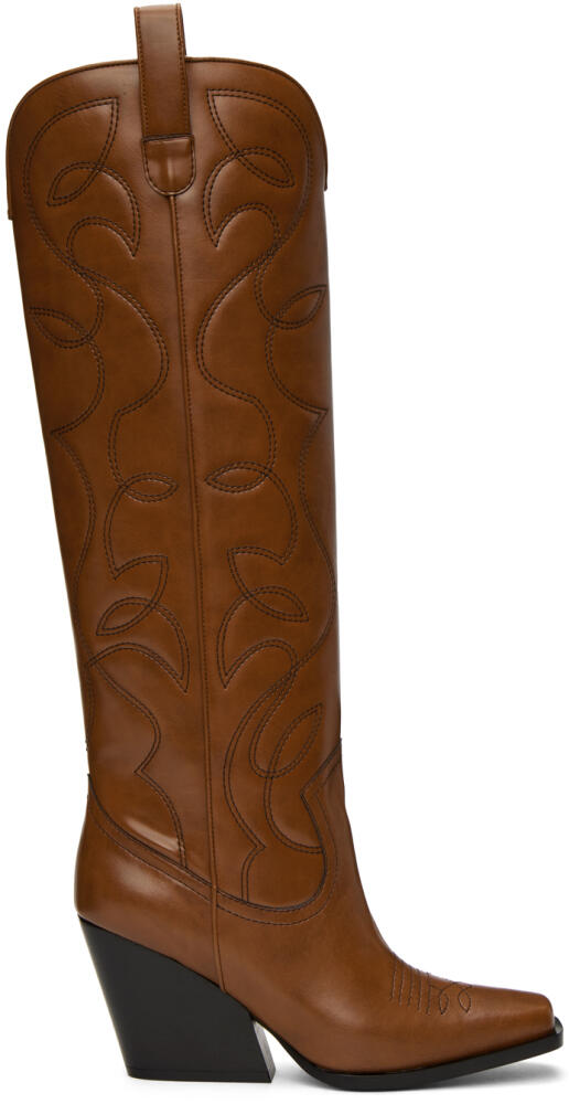 Stella McCartney Brown Cowboy Boots Cover