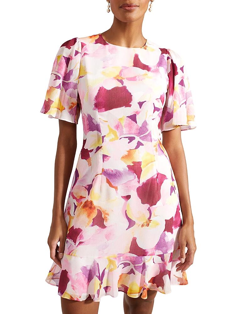 Hobbs London Iona Floral Print Dress Cover