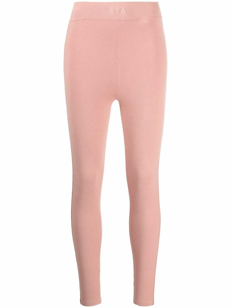 RTA Sibelle ankle-grazing leggings - Pink Cover