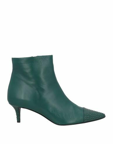 Marc Ellis Woman Ankle boots Dark green Leather Cover