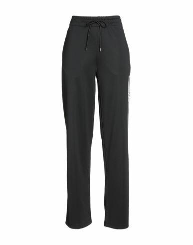 Gcds Woman Pants Black Polyester, Elastane Cover