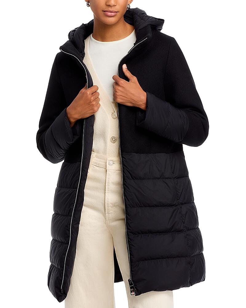 Herno Mixed Media Down Coat Cover