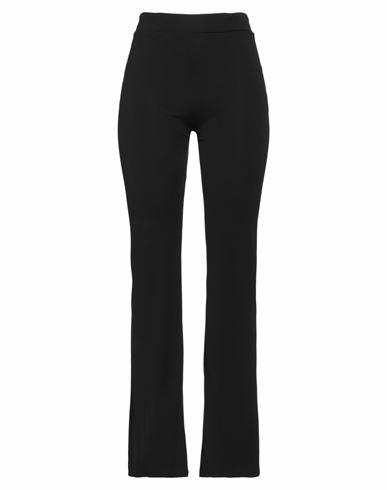 Cristinaeffe Woman Pants Black Polyester, Elastane Cover