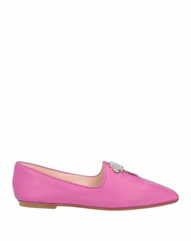 Rodo Woman Loafers Magenta Soft Leather Cover