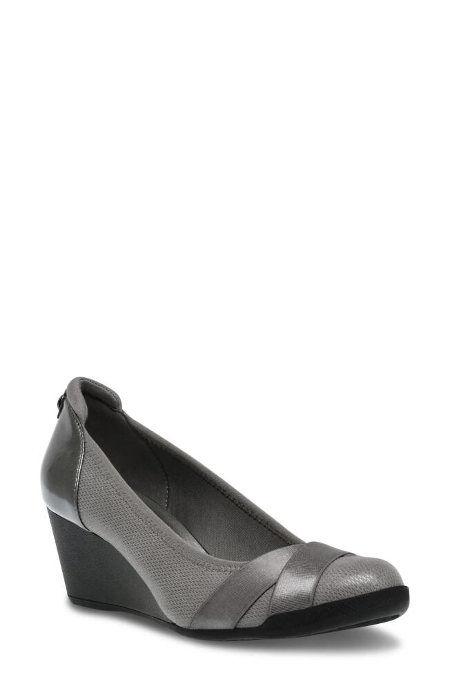 Anne Klein Timeout Wedge Pump in Pewter Cover