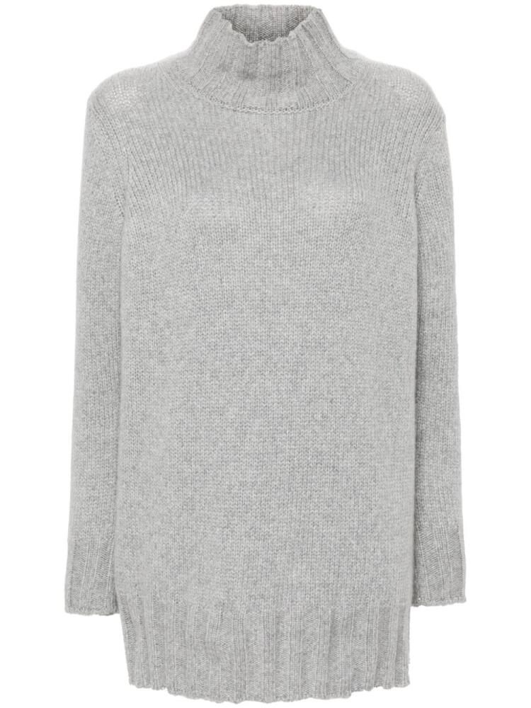 Incentive! Cashmere cashmere sweater - Grey Cover