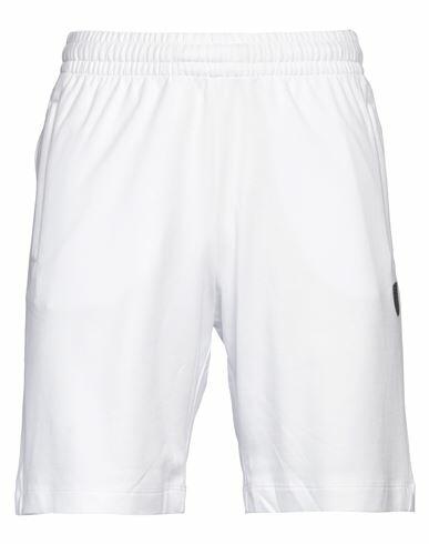 Ea7 Man Shorts & Bermuda Shorts White Cotton Cover