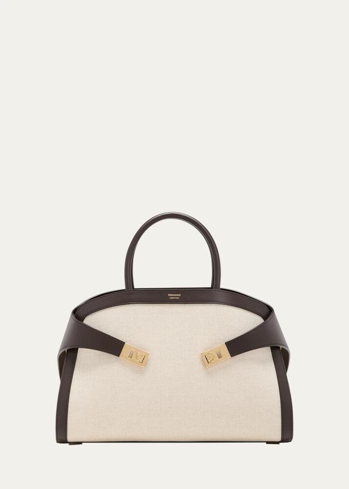 Ferragamo Hug Colorblock Top Handle Bag Cover