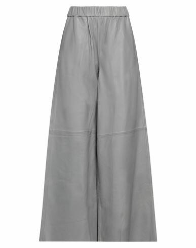 The Frankie Shop Woman Pants Grey Lambskin Cover