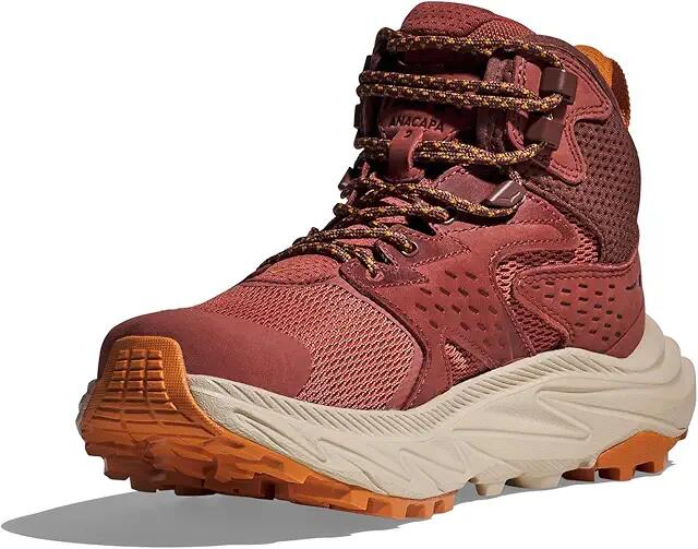 Hoka Women's Anacapa 2 Mid GTX(r) (Hot Sauce/Shifting Sand) Women's Hiking Boots Cover