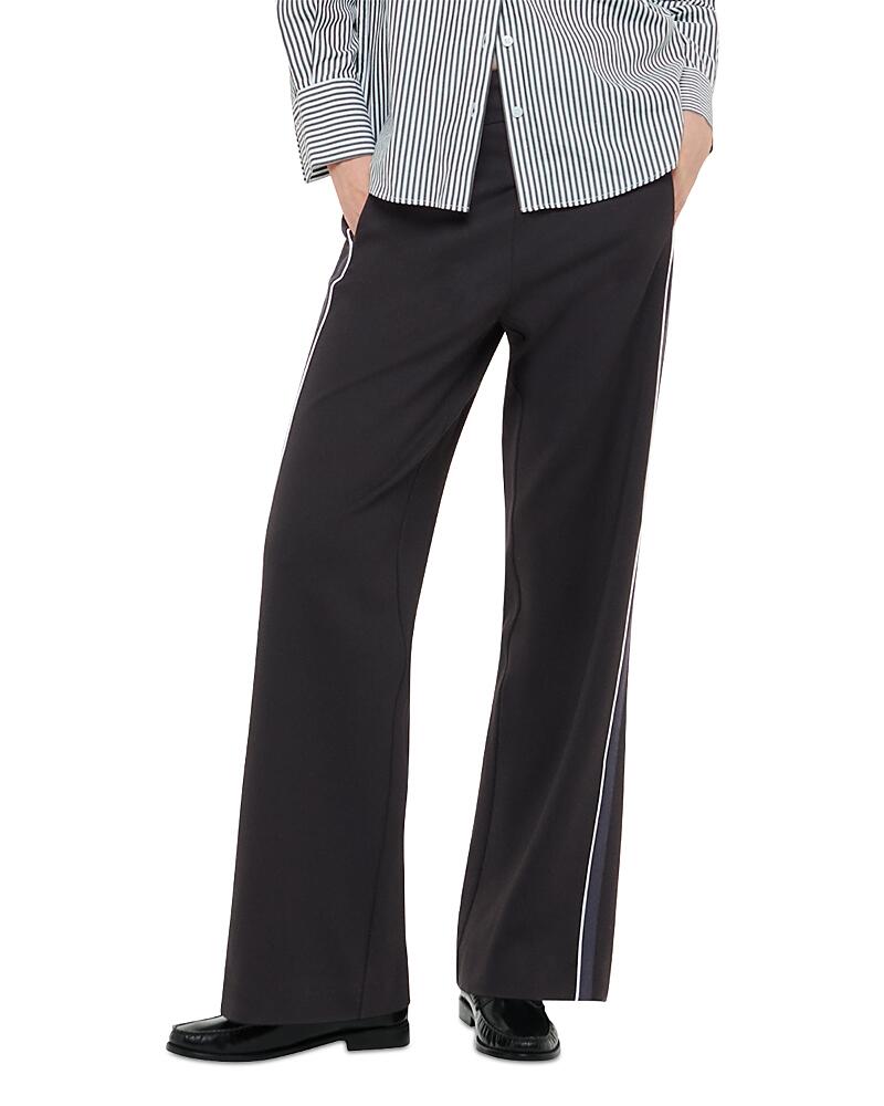 Whistles Edie Striped Straight Leg Pants Cover