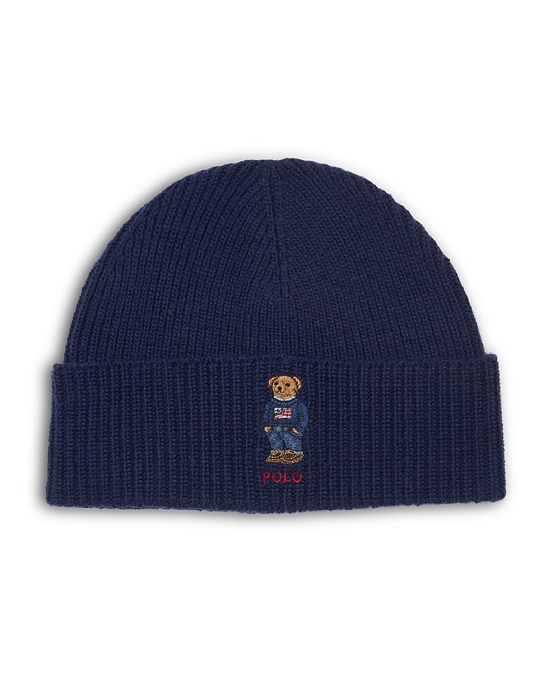 Polo Ralph Lauren Solid Flag Bear Beanie Cover