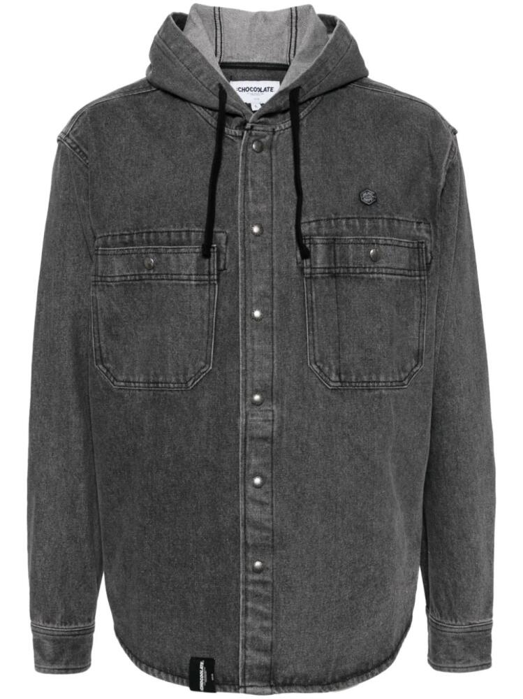 CHOCOOLATE Denim shirt jacket - Black Cover