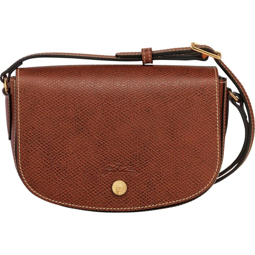 Longchamp Épure Leather Crossbody Bag in Brown Cover