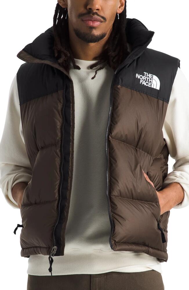 The North Face Nuptse® 1996 Packable Quilted Down Vest in Smokey Brown/Tnf Black Cover