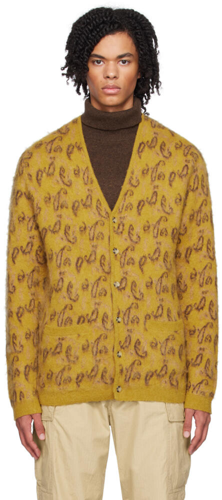 BEAMS PLUS Yellow Paisley Cardigan Cover