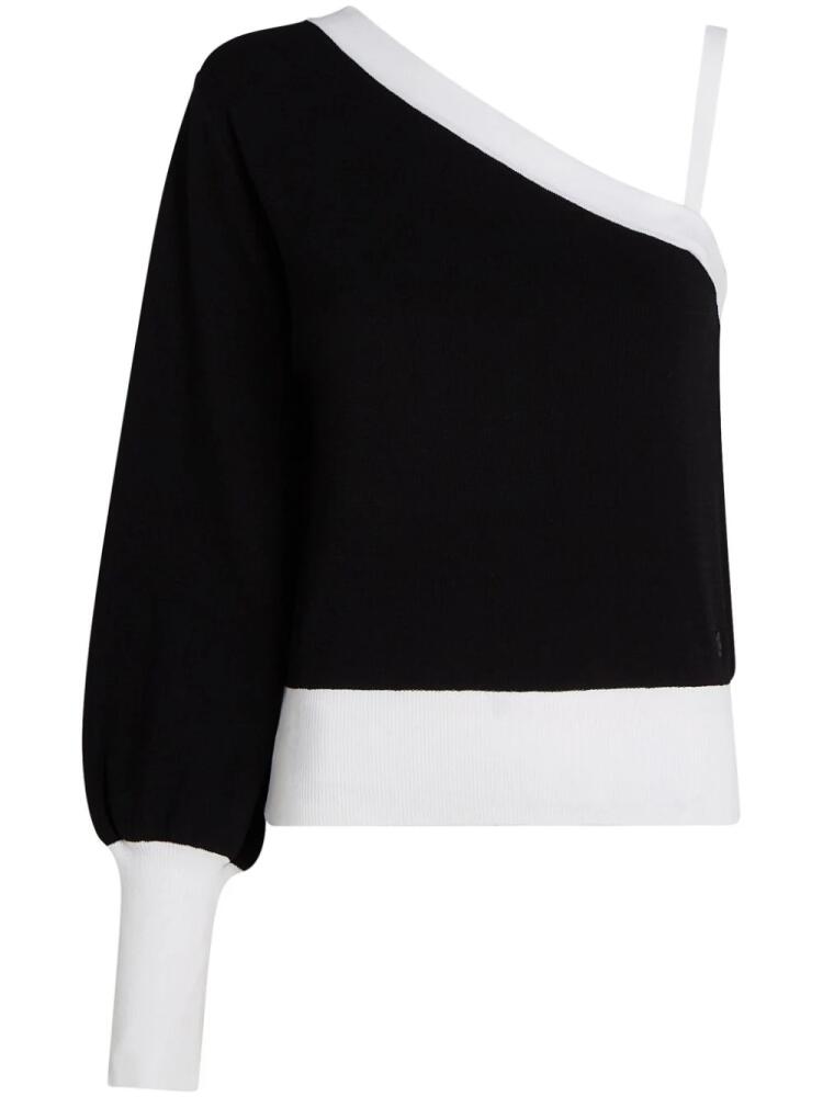 Karl Lagerfeld Essentials one-shoulder jumper - Black Cover