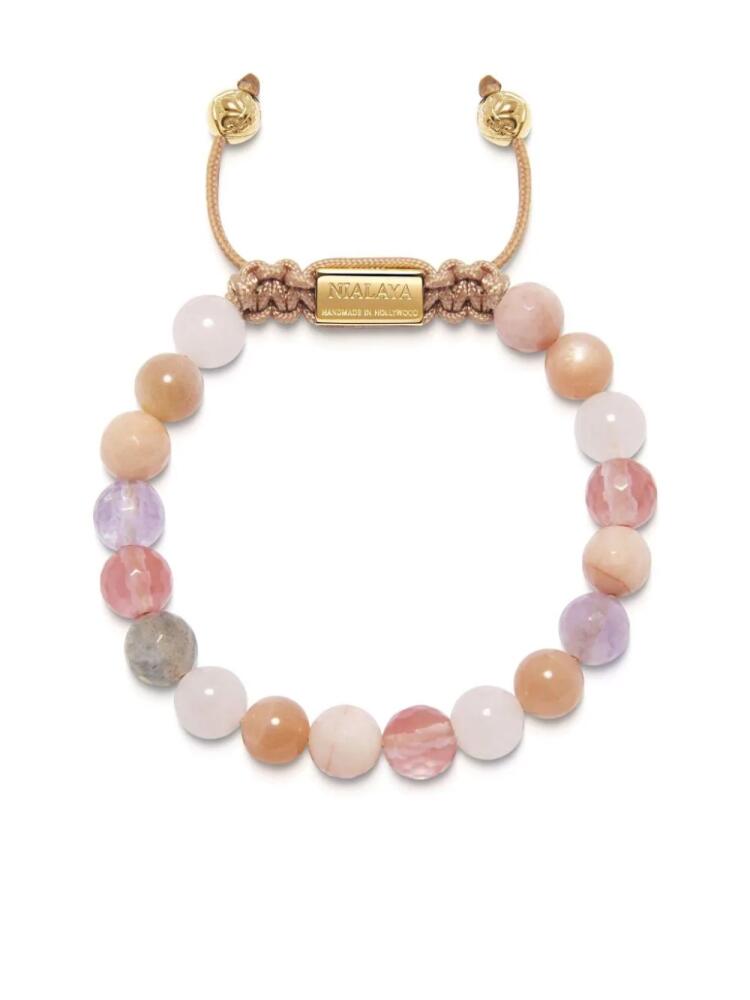 Nialaya Jewelry faceted stone bracelet - Pink Cover