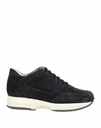 Hogan Man Sneakers Midnight blue Soft Leather Cover