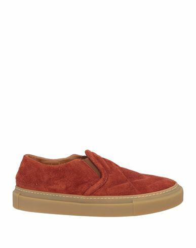 Buttero Man Sneakers Brick red Leather Cover