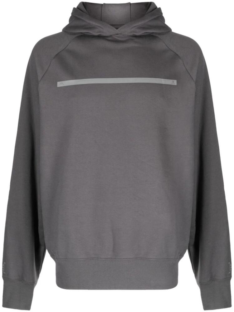 A-COLD-WALL* x Converse reflective cotton-blend hoodie - Grey Cover