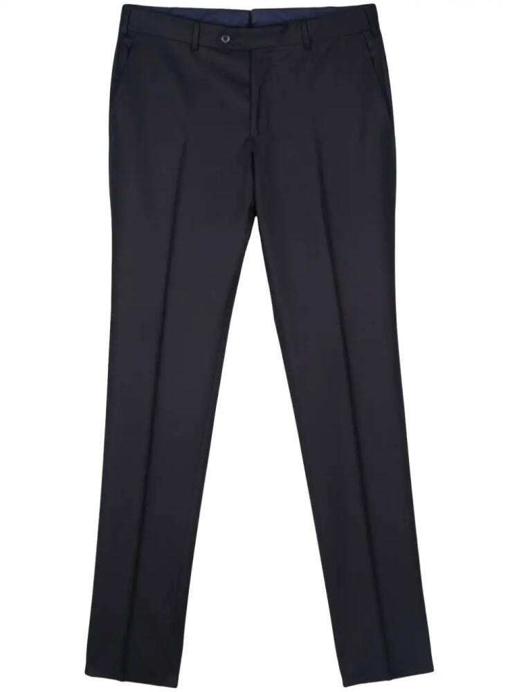 LUIGI BIANCHI MANTOVA tapered trousers - Blue Cover