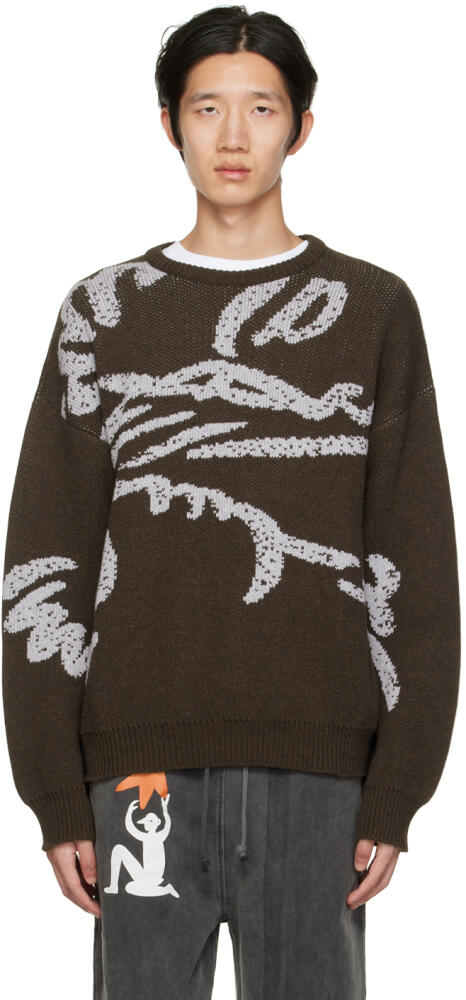 Carne Bollente SSENSE Exclusive Brown Romeo & Julio Sweater Cover