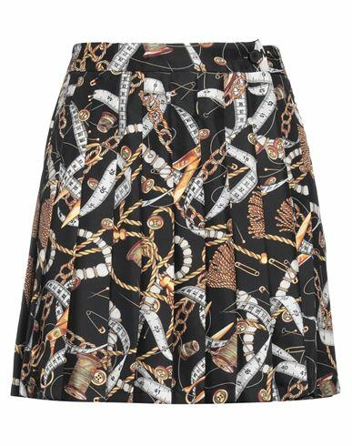 Moschino Woman Mini skirt Black Silk Cover