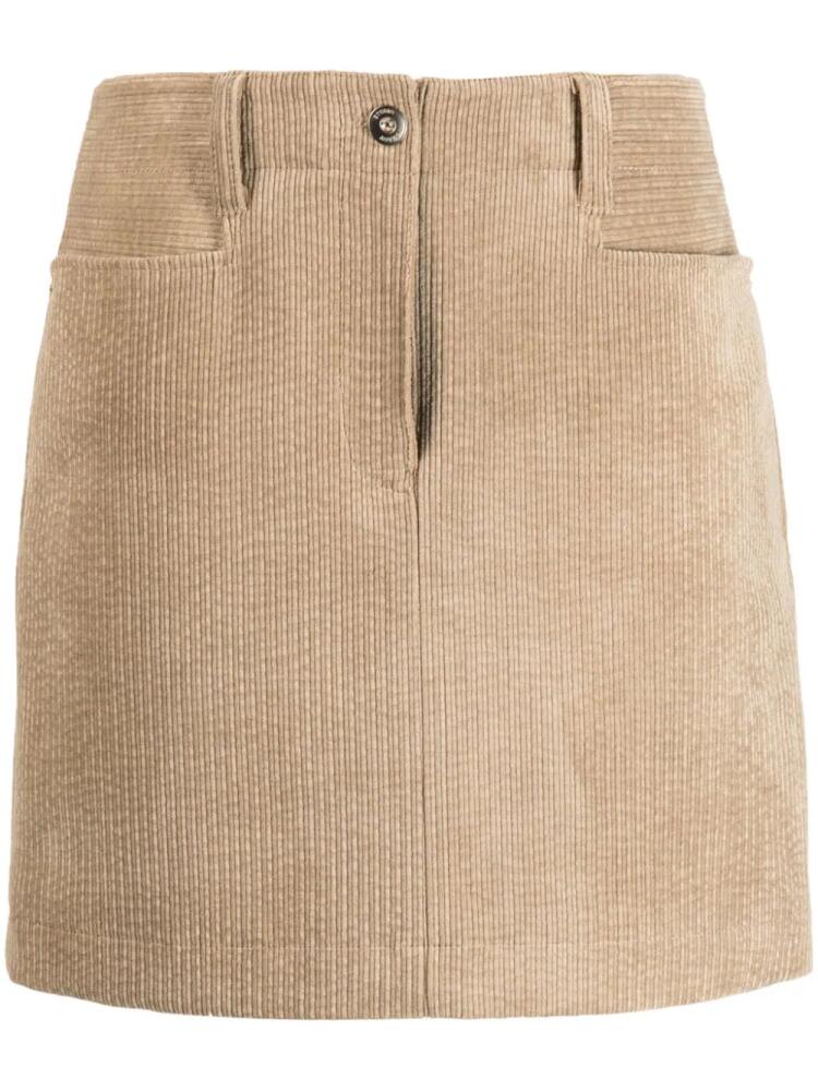 STUDIO TOMBOY corduroy mini skirt - Brown Cover