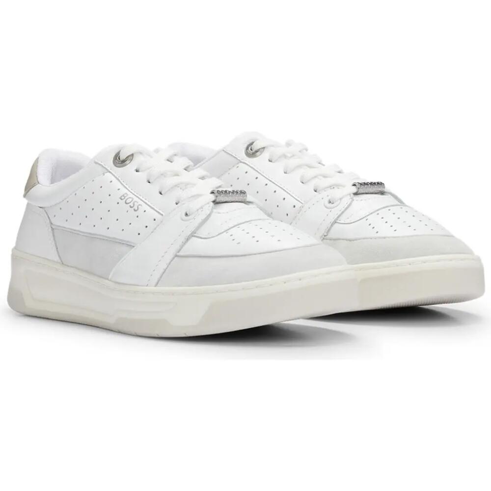 BOSS Baltimore Tennis Sneaker in Open White Cover