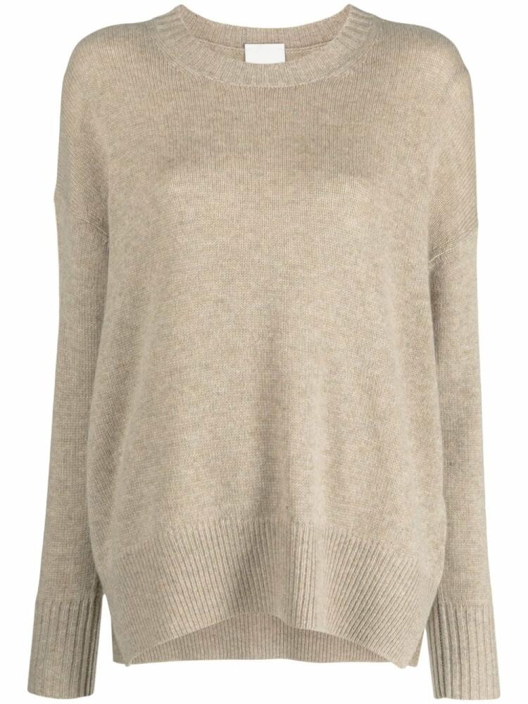 Allude drop-shoulder cashmere jumper - Brown Cover