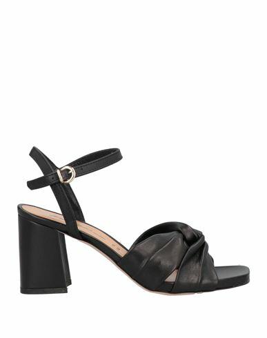 Paolo Mattei Woman Sandals Black Soft Leather Cover