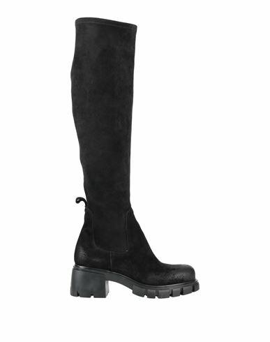 Fru. it Woman Boot Black Leather Cover