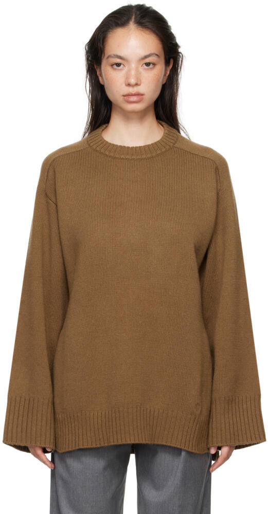 Loulou Studio Brown Safi Sweater Cover