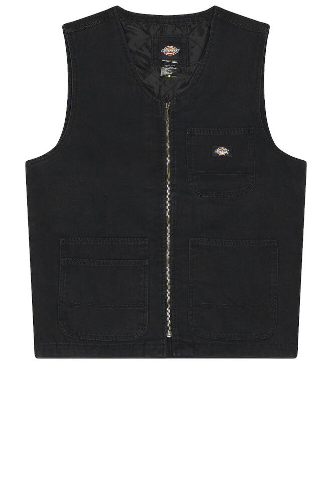 Dickies Duck Carpenter Vest in Black Cover