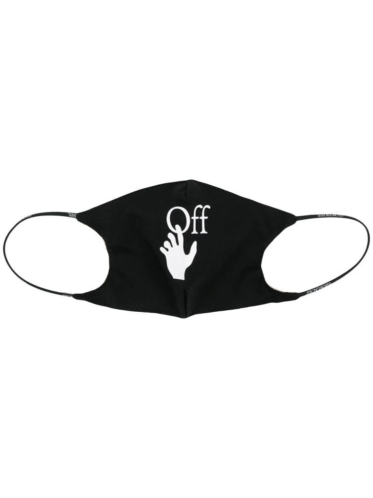 Off-White Hand logo face mask - Black Cover