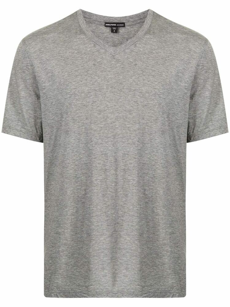 James Perse V-neck T-shirt - Grey Cover