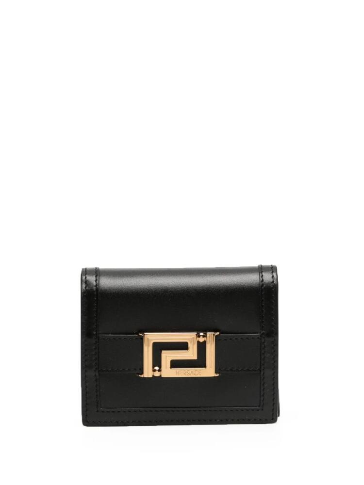 Versace Greca Goddess bifold wallet - Black Cover