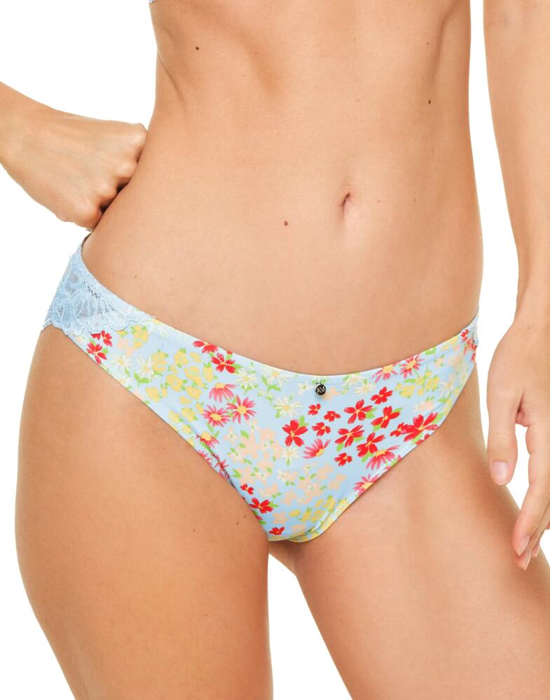 Adore Me Mathilda Bikini Panties in Ditsy Blue Cover