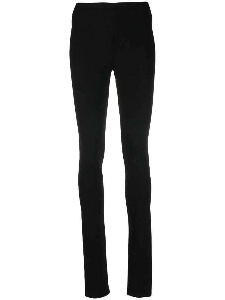 Rick Owens Lilies Amber jersey-knit leggings - Black Cover